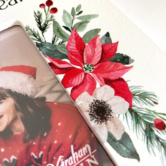 Love and Christmas in Massapequa Custom Photo Frame Holds 4x6 Picture - Picture 6 of 9